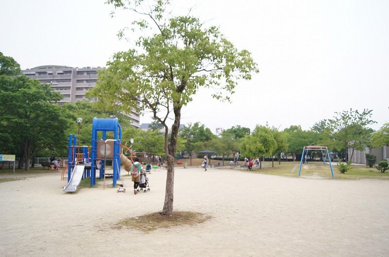 【長浜市の子どもと遊べる公園まとめ】豊公園（ほうこうえん）の遊具