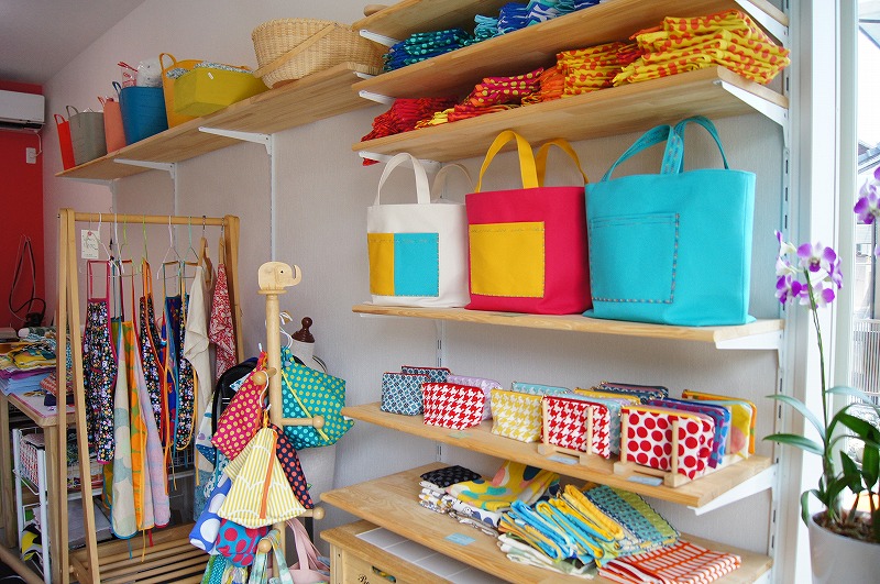 南草津にある手作り雑貨屋「Polka-Dot」が可愛らしくて実用的で。これは人気出そうなお店です。