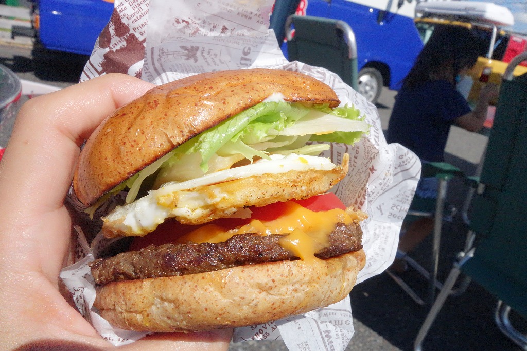 食べたかったハンバーガーがたまたま食べられた！東近江市のマルイバーガーを甲賀市で！