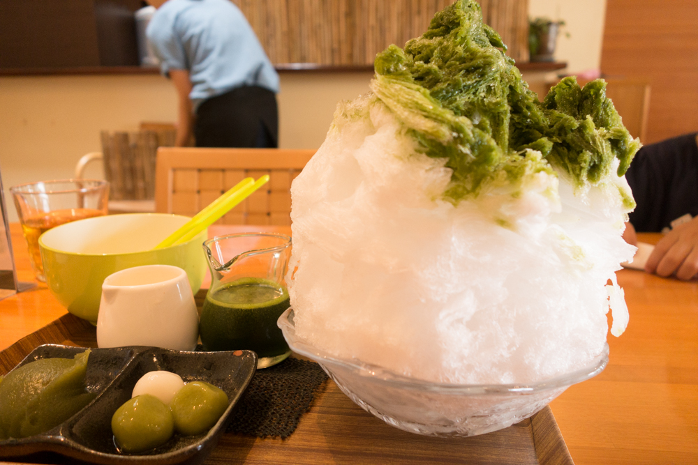 抹茶スイーツ好きは草津市のけんしんへ。抹茶パフェから抹茶かき氷まで！