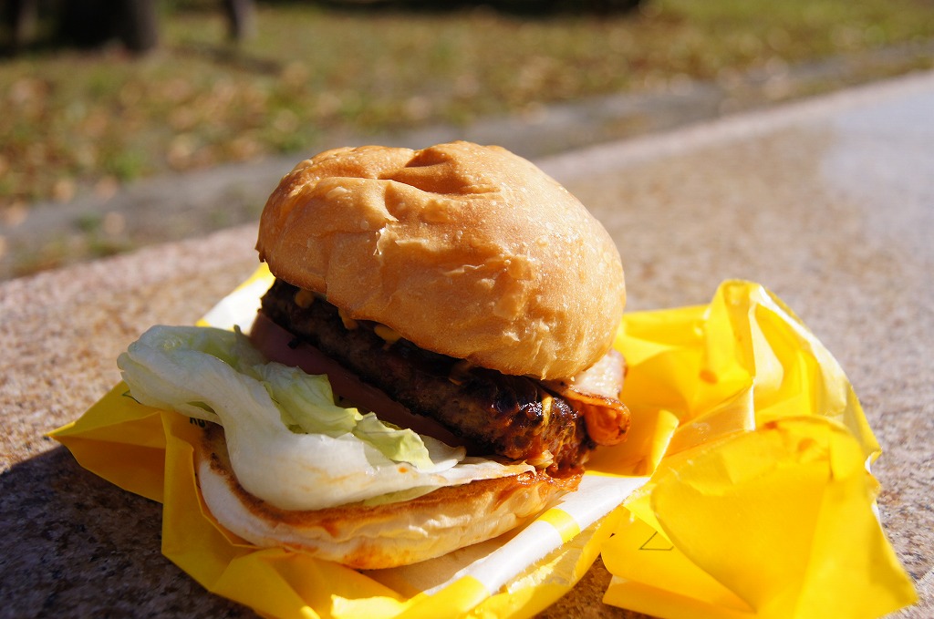 びわ湖を眺めながら絶品ハンバーガーを。和邇のホーライバーガーが旨し！