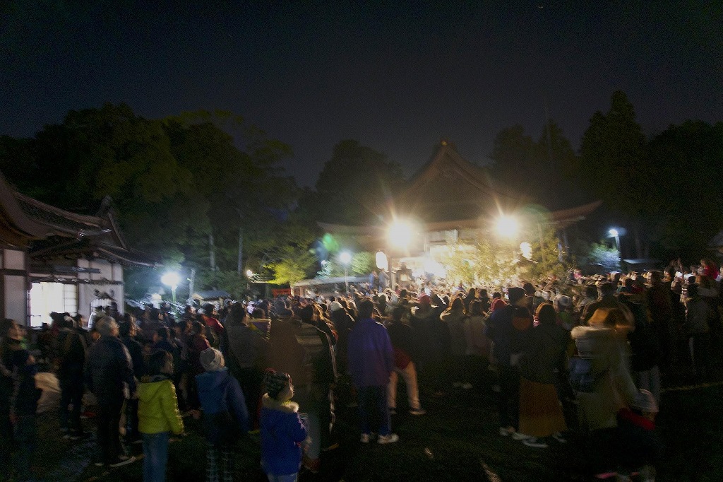 家族連れに優しい夜19時スタート！甲賀市水口神社の「節分祭」に行ってきました。