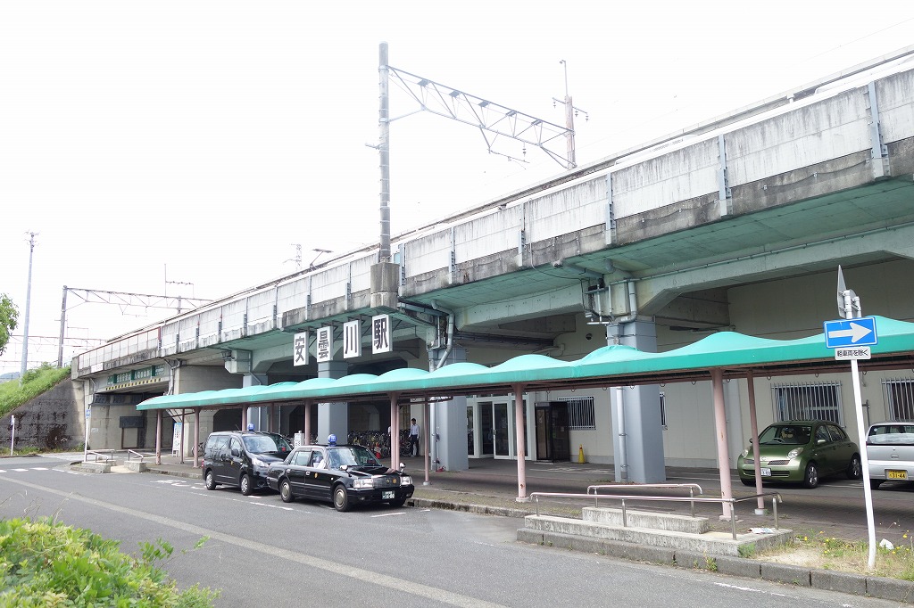 高島市の安曇川駅の駐車場や駐輪場、周辺環境調べてまいりました。