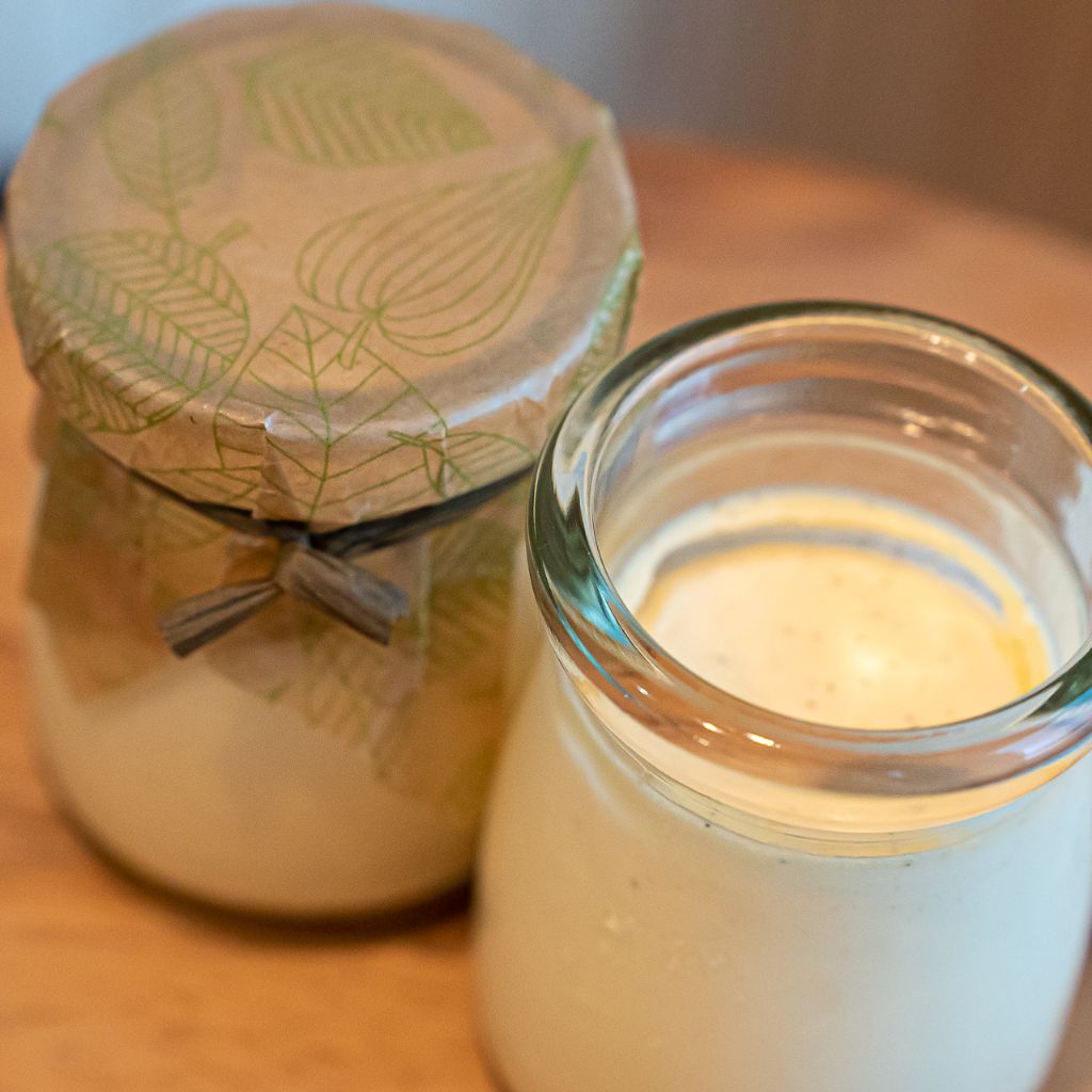 滋賀県長浜市にある米粉お菓子(グルテンフリースイーツ)foret(フォレット)のプリン