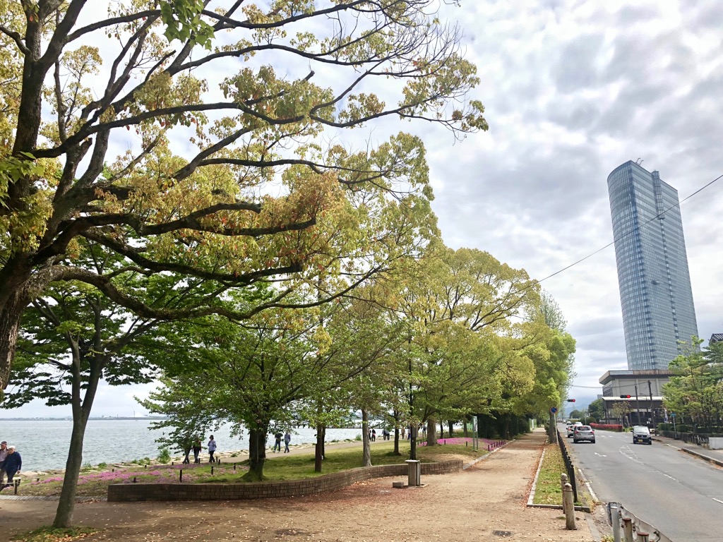 大津市の公園「大津湖岸なぎさ公園」