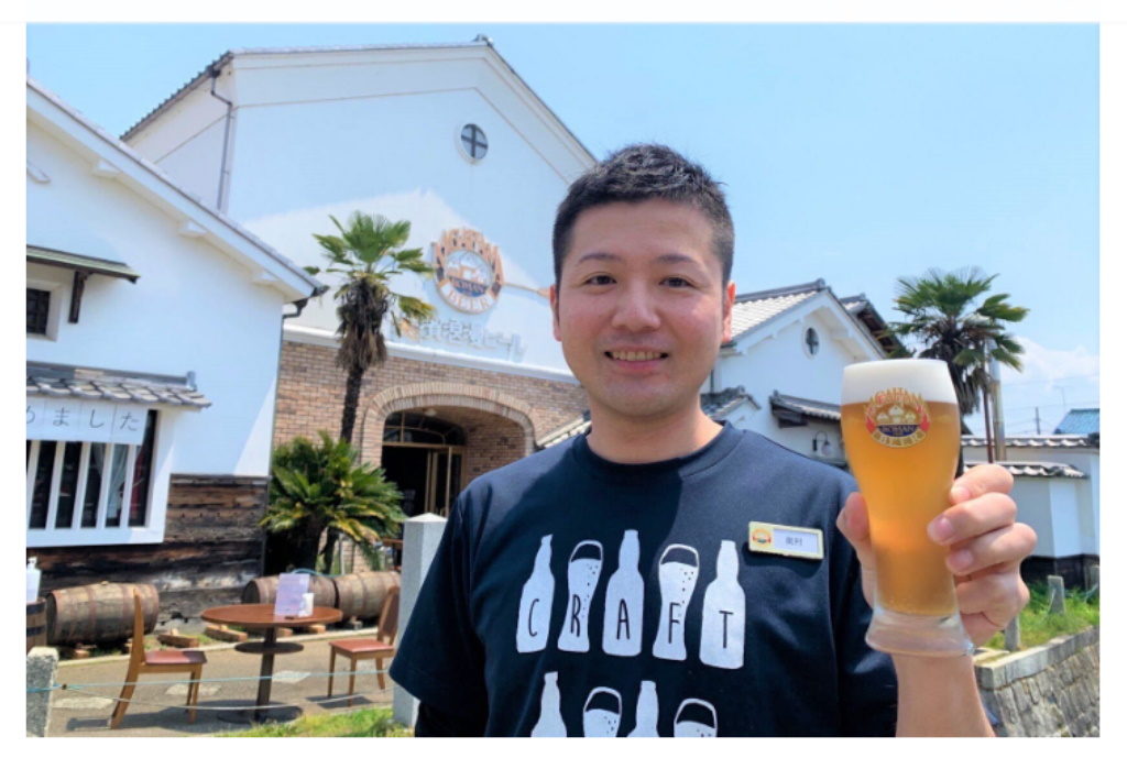 滋賀県長浜市の長浜浪漫ビールの製造部長の奥村 太さん
