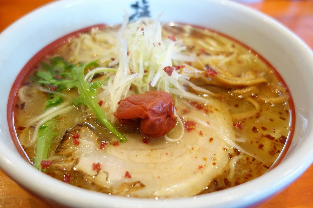 【東近江市のおすすめラーメン店まとめ】塩元帥の梅塩ラーメン