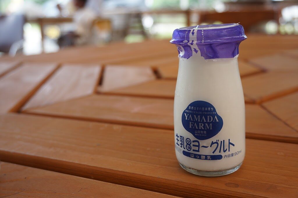 「MILK SOUND」で販売されている甲賀市信楽町の「山田牧場」の飲むヨーグルト