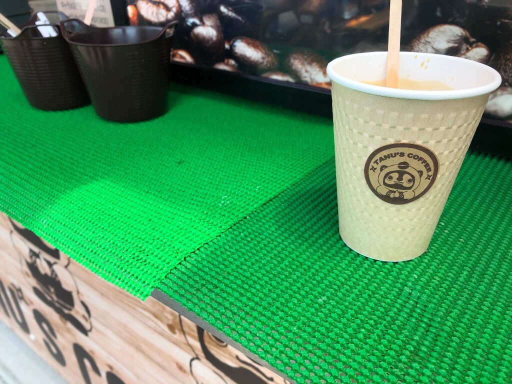 土山SA内の「TANU’S COFFEE」で購入したプレミアムコーヒー